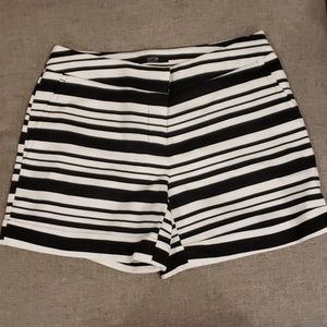 High Waisted Striped Shorts